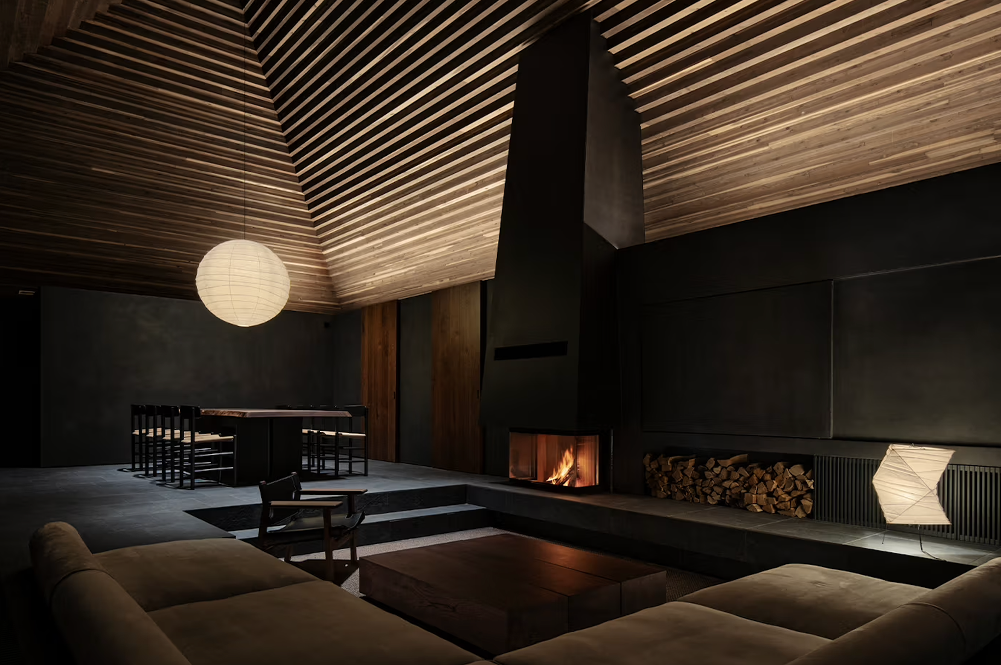 Architectural detail from a NOT A HOTEL residence emphasizing material restraint